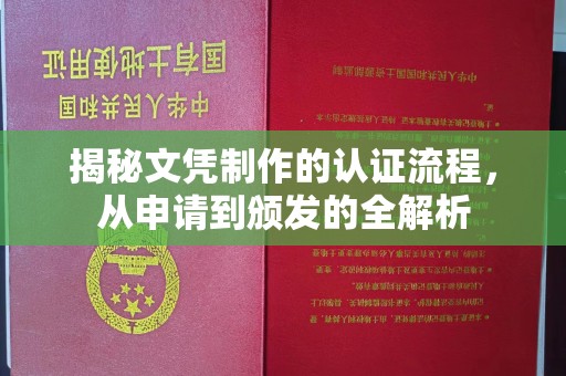 诏安揭秘文凭制作的认证流程，从申请到颁发的全解析